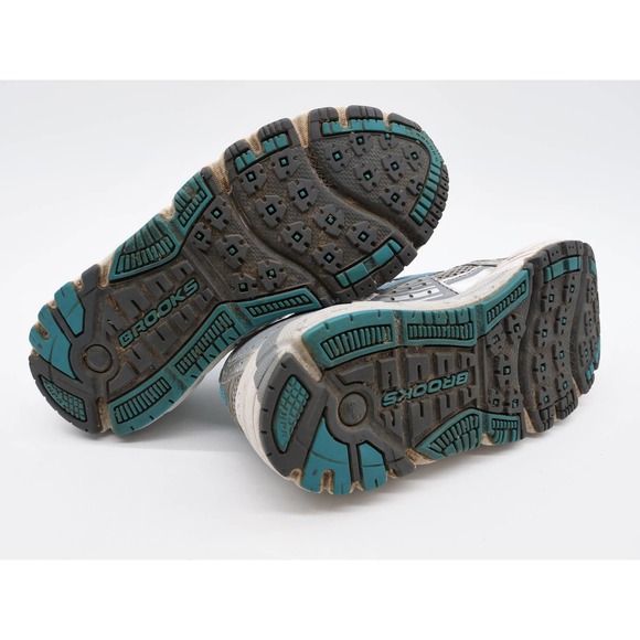 Brooks Running Shoes Womens 6 Addiction Gray Silver Lace Up Athletic Sneakers - Picture 12 of 12